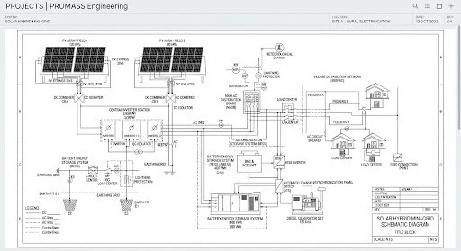 DARES Interconnected Mini-Grid technical architecture